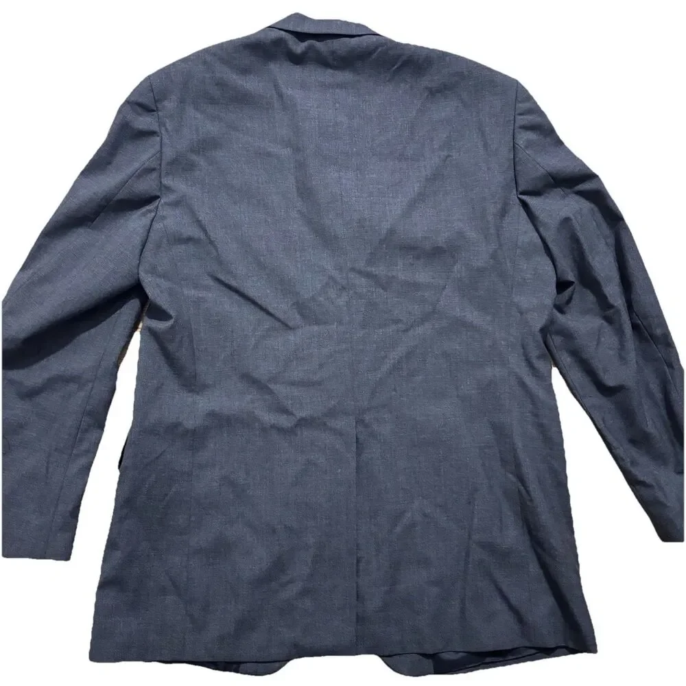 Polo University Club Ralph Lauren Blazer Men’s Sz 44 Gray Sport Coat USA READ